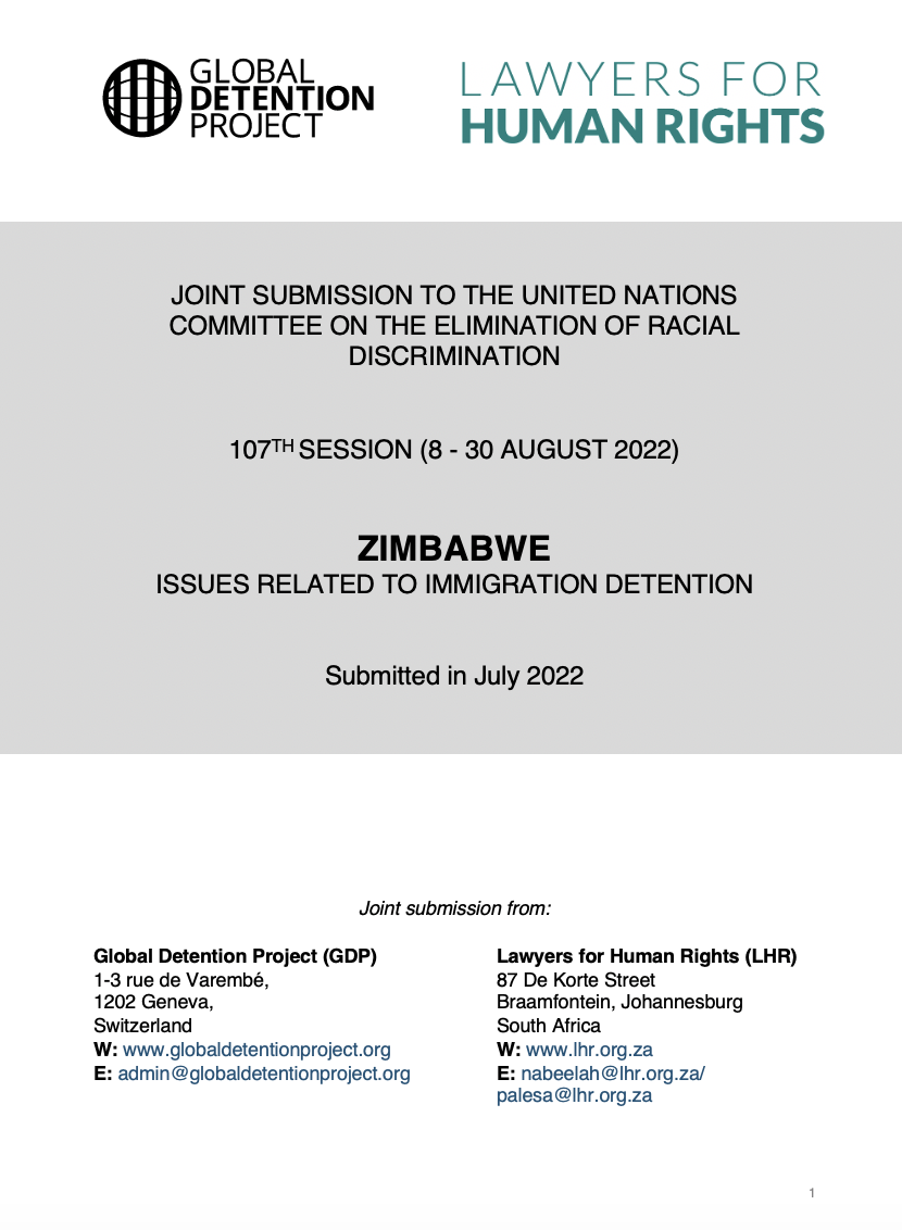 ZIMBABWE: Joint Submission to the Committee on the Elimination of ...