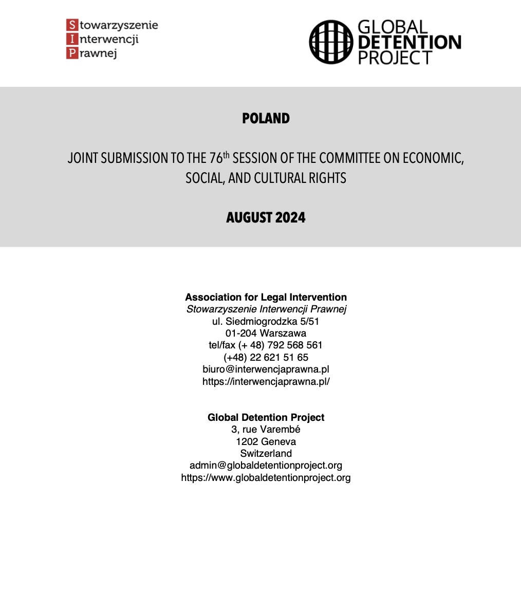 Poland: Joint Submission to the 76th Session of the Committee on ...