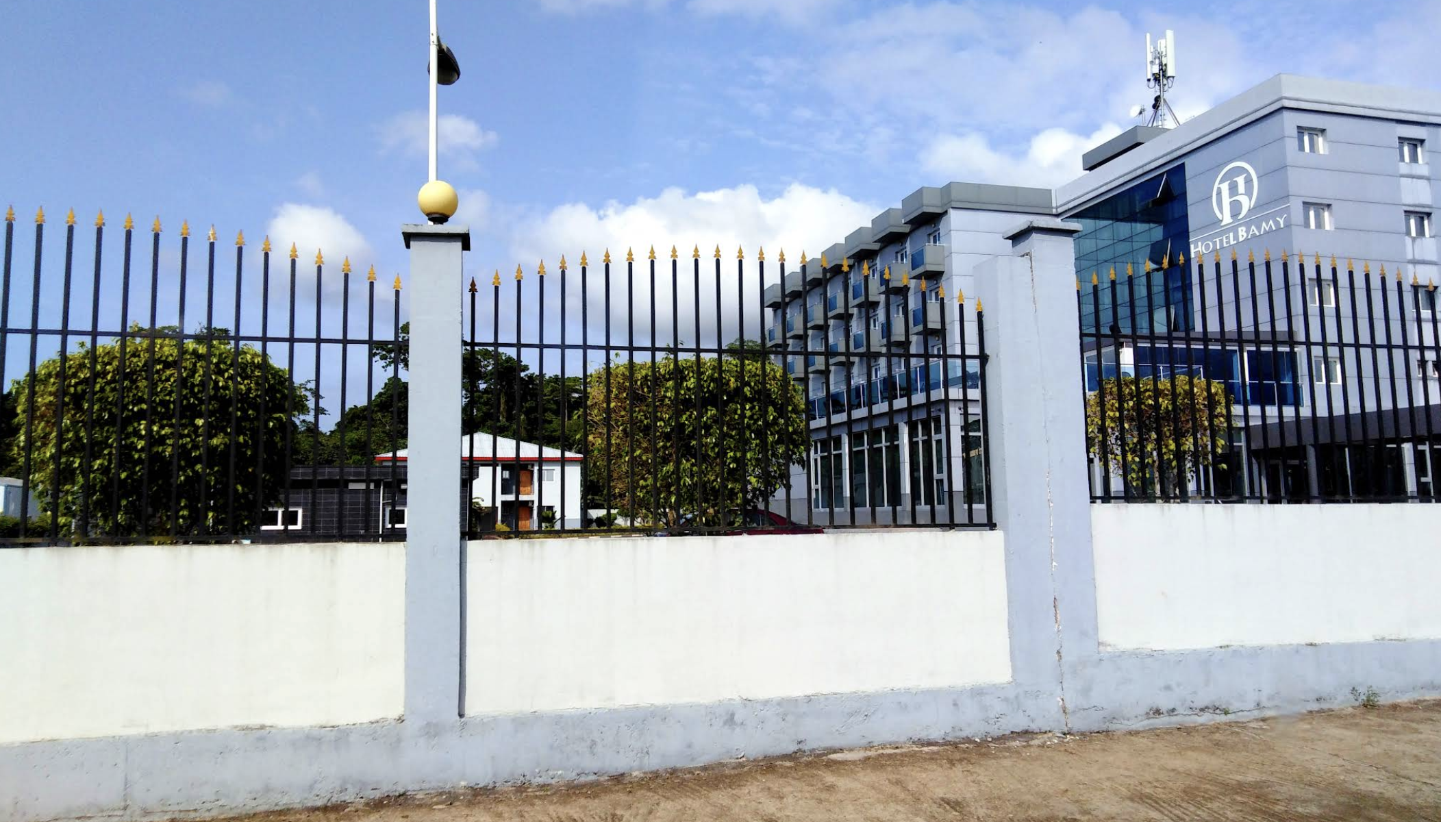 Bamy Hotel in Malabo, where third country nationals removed from the United States have been detained. Source: Google