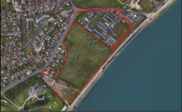 Proposed location for the expansion of Haslar Immigration Removal Centre (source: https://bit.ly/4g7fIa3)
